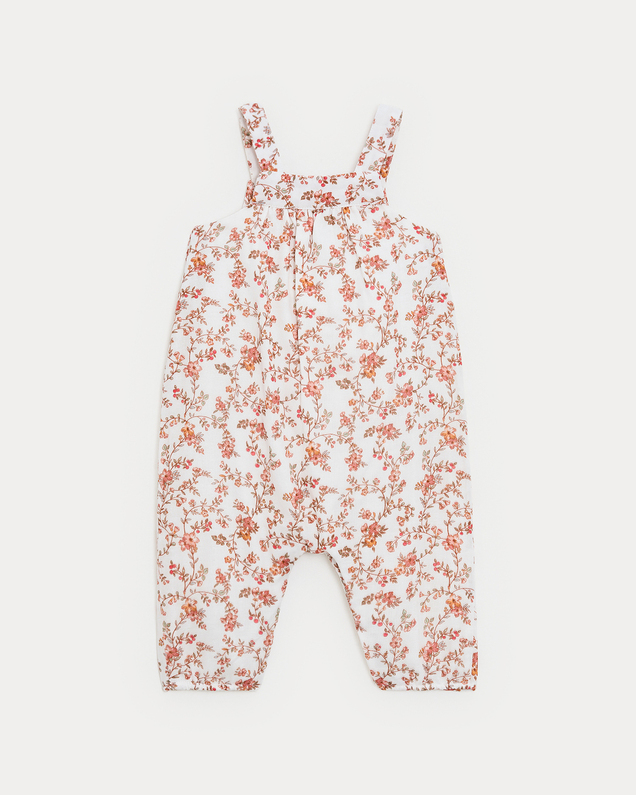 Phillipine long jumpsuit with straps Arabesque print  Natalys