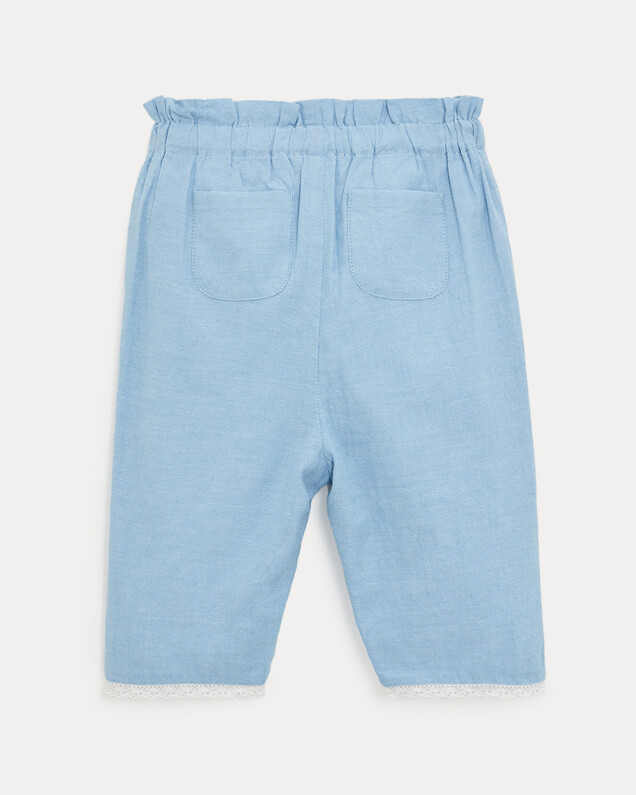 Paula chambray trousers Light blue colour  Natalys