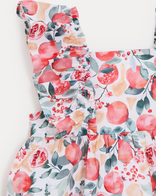 Eglantine sleeveless dress Pomegranate print  Natalys