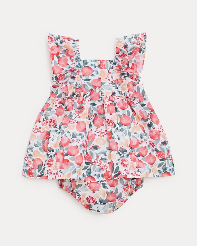 Eglantine sleeveless dress Pomegranate print  Natalys