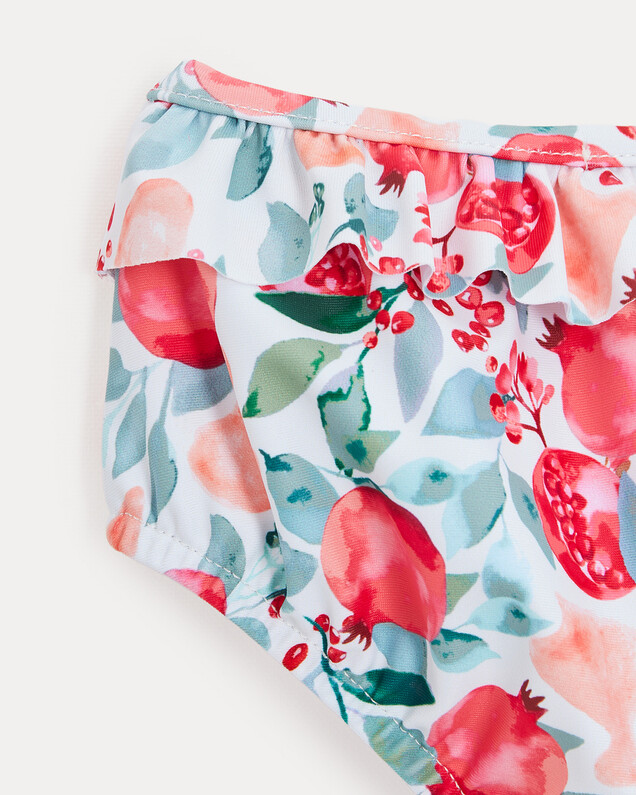 Pia UV protection swimwear Pomegranate print  Natalys