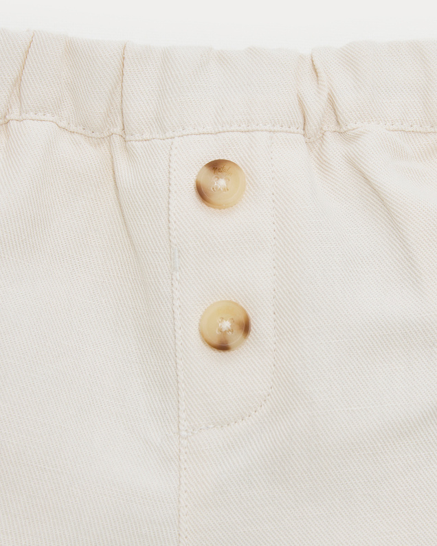 Noe twill shorts Beige colour  Natalys