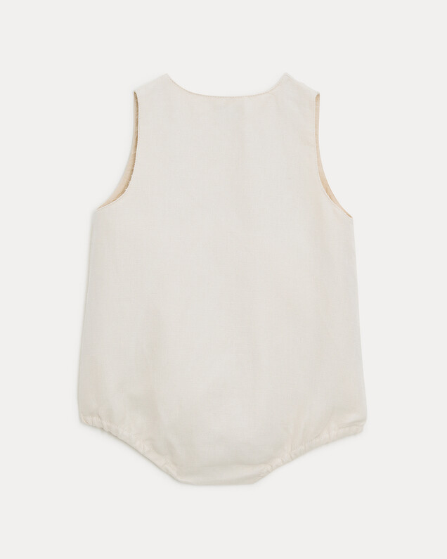 Honore twill romper Beige colour  Natalys