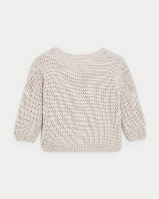 James fancy knit cardigan Beige colour  Natalys
