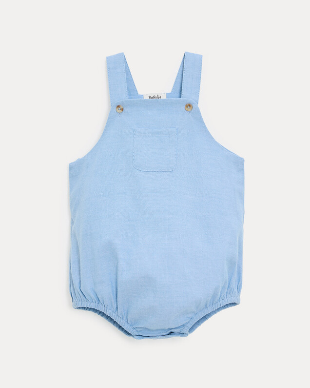Octave chambray romper Light blue colour  Natalys