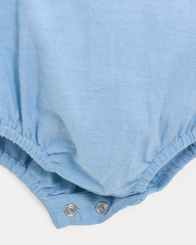 Octave chambray romper Light blue colour  Natalys