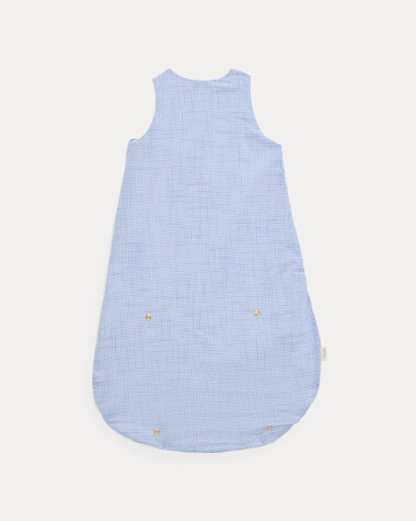 Maddy TOG 0.5 light sleeping bag Blue check print  Natalys