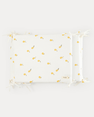 Leandre bumper pad Pear print  Natalys