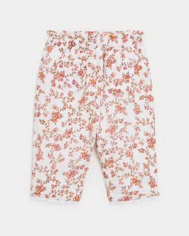 Paula cotton gauze trousers Arabesque print  Natalys