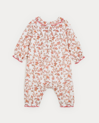Augustine long jumpsuit in cotton gauze Arabesque print  Natalys