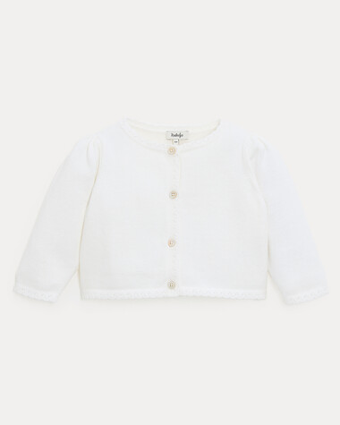 Victoire fancy cardigan Off-white colour  Natalys