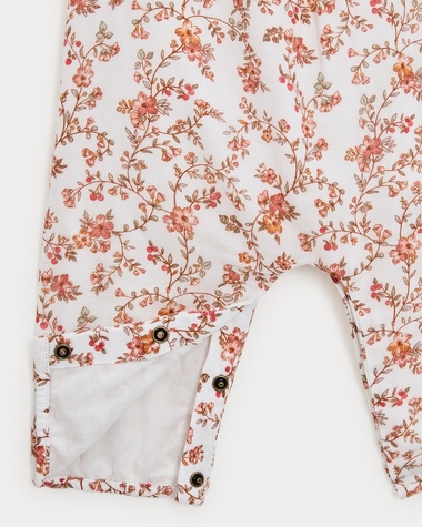 Phillipine long jumpsuit with straps Arabesque print  Natalys