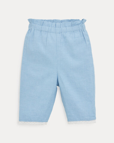 Paula chambray trousers Light blue colour  Natalys