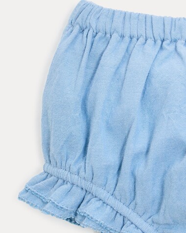 Zelie chambray bloomer Light blue colour  Natalys