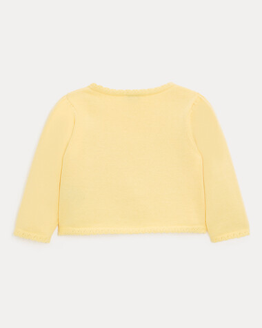 Victoire fancy cardigan Yellow colour  Natalys