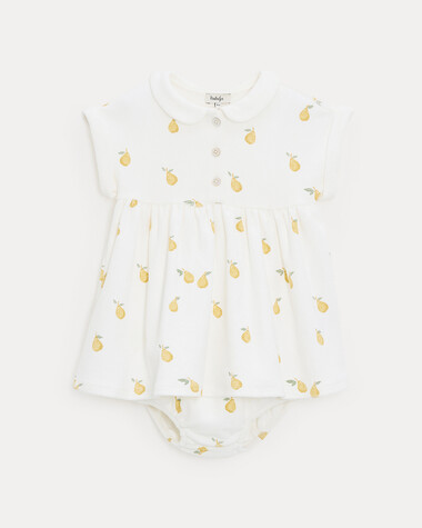 Leonie terry dress Pear print  Natalys