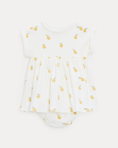 Leonie terry dress Pear print  Natalys