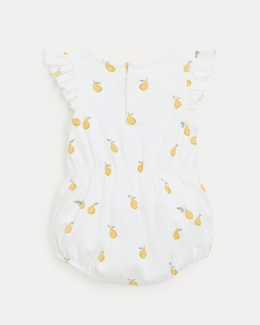 Albertine terry romper Pear print  Natalys