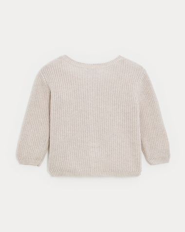 James fancy knit cardigan Beige colour  Natalys