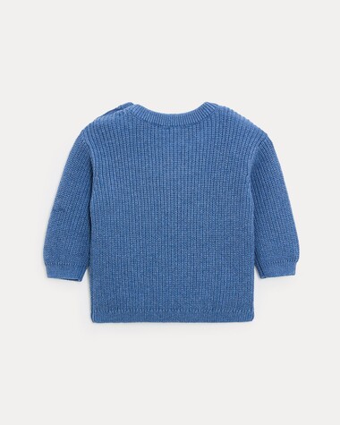 Willie fancy knit jumper Natural blue colour  Natalys