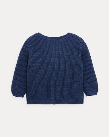 James fancy knit cardigan Natural blue colour  Natalys
