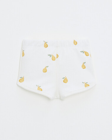 Eliott terrycloth shorts Pear print  Natalys