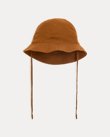 Mahault cotton gauze hat Hazelnut colour  Natalys