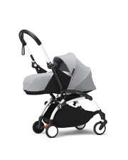 YOYO&sup3; newborn pack 0+ pushchair with white frame Stone colour  Stokke