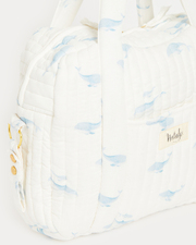 Auguste changing bag Whale print  Natalys