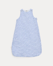 Maddy TOG 0.5 light sleeping bag Blue check print  Natalys