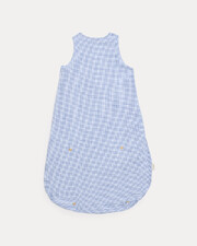 Maddy TOG 0.5 light sleeping bag Blue check print  Natalys