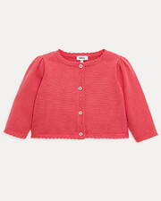 Victoire fancy cardigan Pomegranate colour Natalys