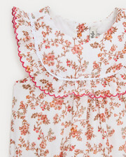 C&eacute;lestine cotton gauze romper Arabesque print  Natalys
