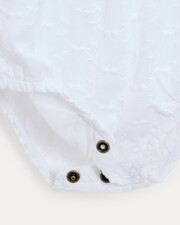 Domitille embroidered romper with straps Off-white colour Natalys