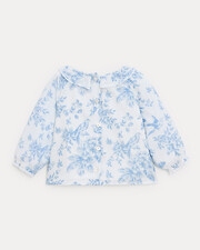 Adele long-sleeved blouse Porcelain print  Natalys