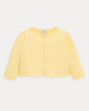 Victoire fancy cardigan Yellow colour Natalys
