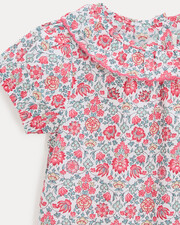 Thelma short-sleeved blouse Liberty fabric Natalys