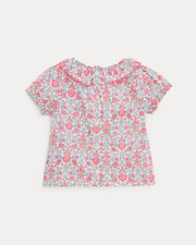 Thelma short-sleeved blouse Liberty fabric Natalys