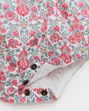 Domitille romper with straps Liberty fabric  Natalys
