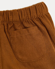 Noe cotton gauze shorts Hazelnut colour Natalys