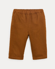 Achille cotton gauze trousers Hazelnut colour  Natalys