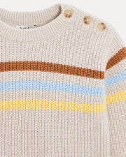Willie fancy knit jumper Beige colour  Natalys