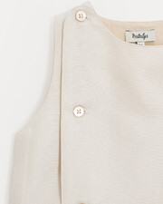 Honore twill romper Beige colour  Natalys