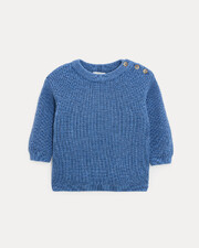 Willie fancy knit jumper Natural blue colour Natalys