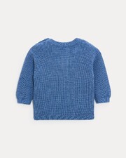 Willie fancy knit jumper Natural blue colour Natalys