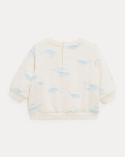 Jo fleece jumper Whale print  Natalys