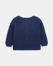 James fancy knit cardigan Natural blue colour  Natalys