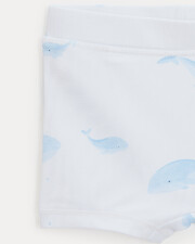 Paulin UV protection swim shorts Whale print  Natalys