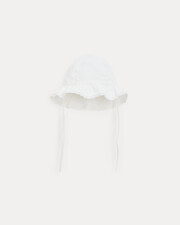 Lison poplin hat Off-white colour  Natalys