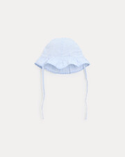 Lison cotton hat Blue sky stripes print  Natalys